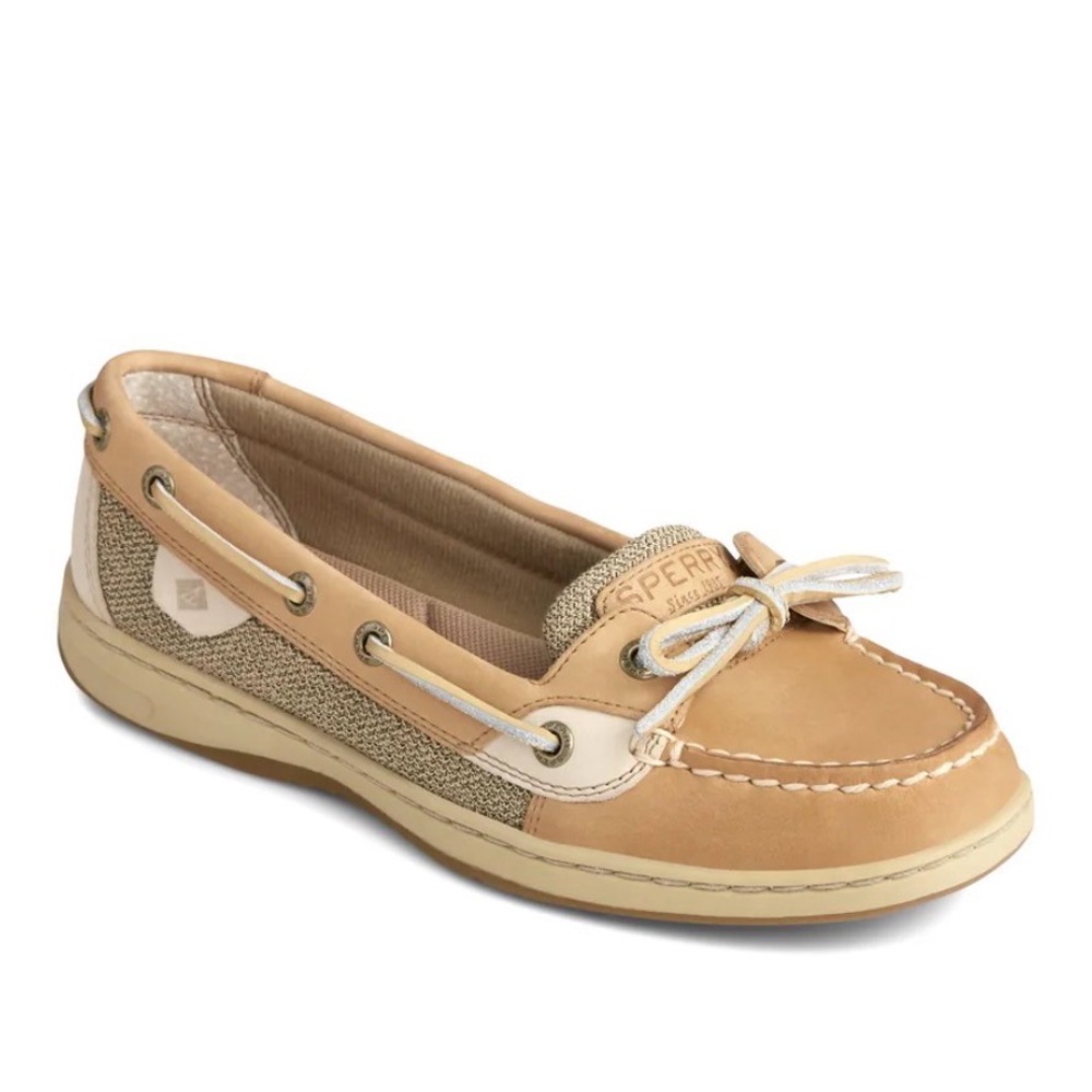 Sperry Women's Tan and Cream Loafers